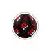 Stropdas zwart rood wit Fantasy